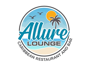 ALLURE LOUNGE (CARIBBEAN SEAFOOD RESTAURANT AND BAR) logo design by PrimalGraphics