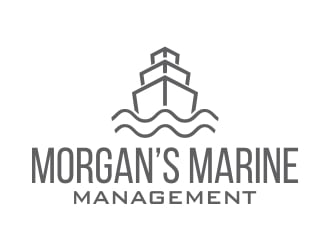 Morgan’s Marine Management  logo design by cikiyunn