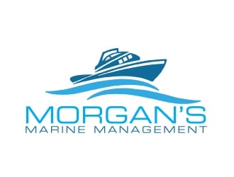 Morgan’s Marine Management  logo design by AamirKhan