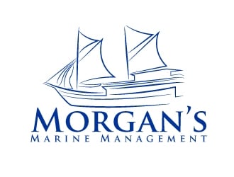 Morgan’s Marine Management  logo design by AamirKhan