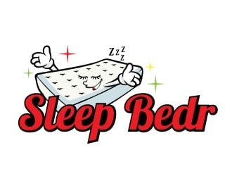 Sleep BedR Mattress logo design by AamirKhan