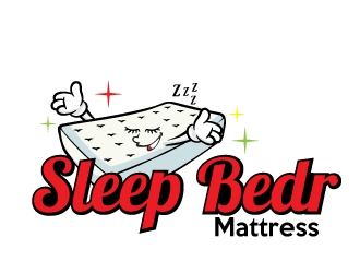 Sleep BedR Mattress logo design by AamirKhan