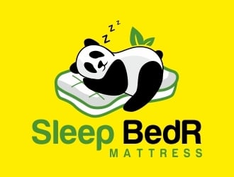 Sleep BedR Mattress logo design by ruki