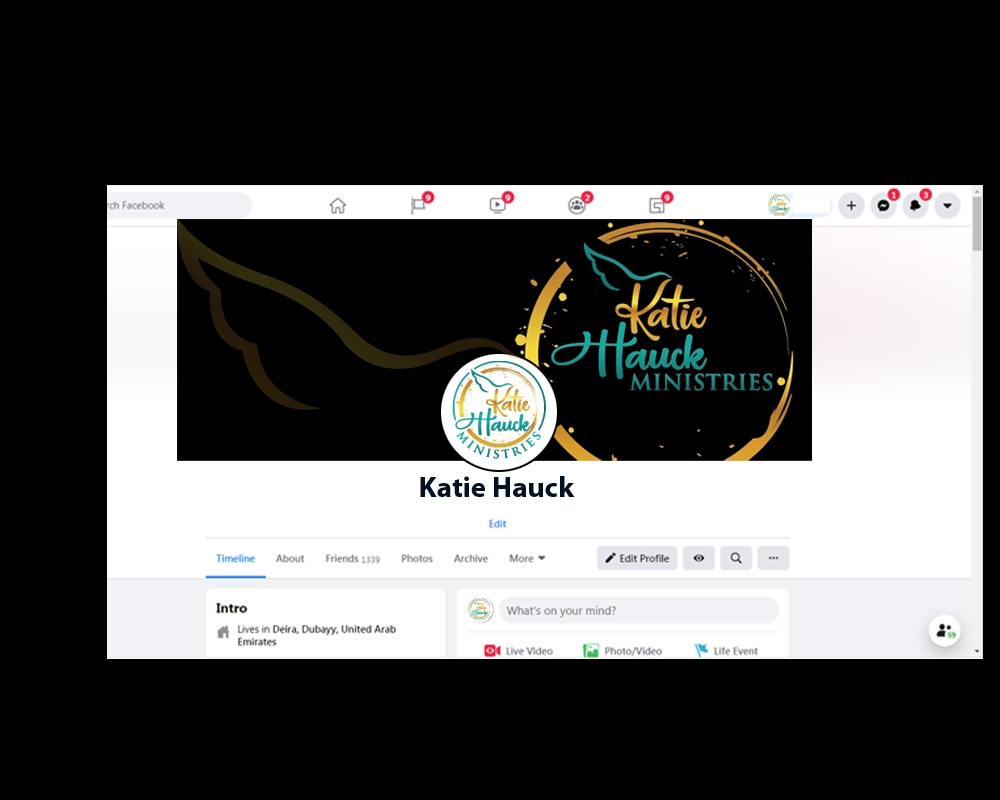 Katie Hauck Ministries logo design by PANTONE