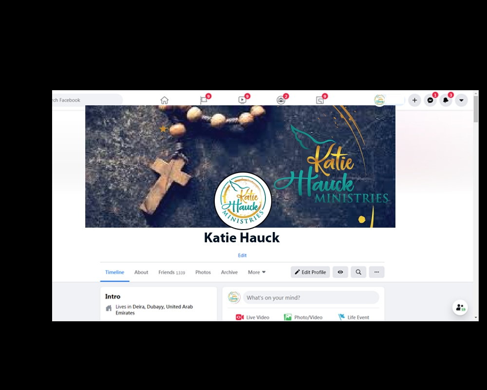 Katie Hauck Ministries logo design by PANTONE