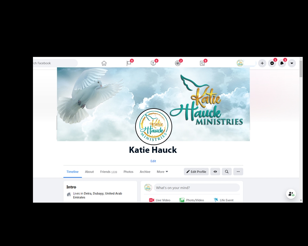 Katie Hauck Ministries logo design by PANTONE