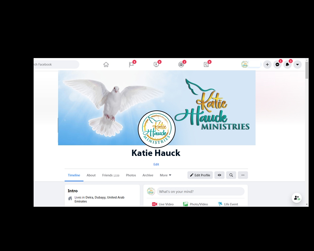 Katie Hauck Ministries logo design by PANTONE