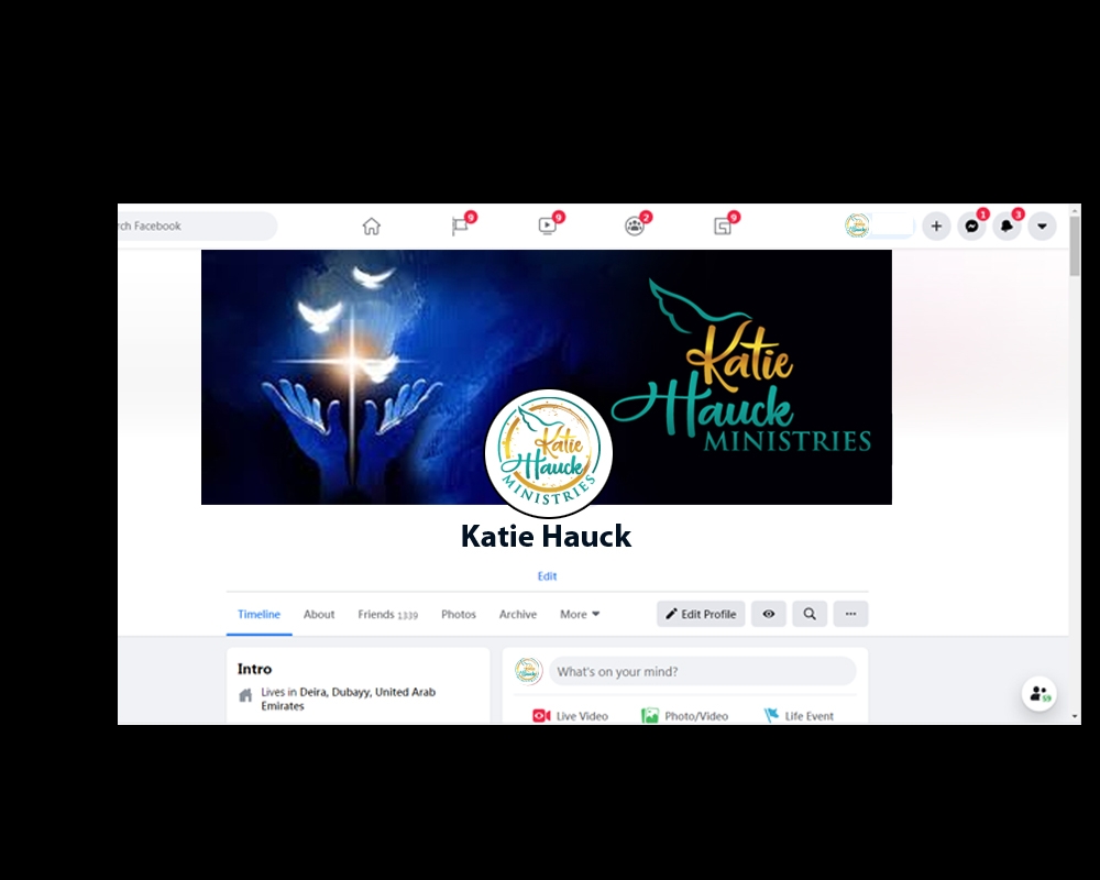 Katie Hauck Ministries logo design by PANTONE