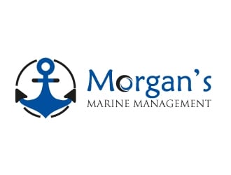 Morgan’s Marine Management  logo design by Aslam