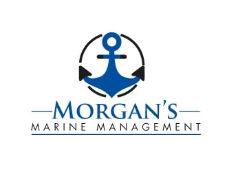 Morgan’s Marine Management  logo design by Aslam