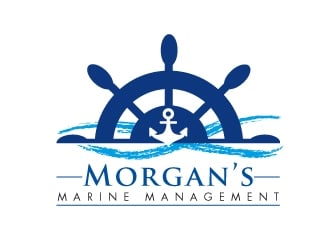 Morgan’s Marine Management  logo design by Aslam