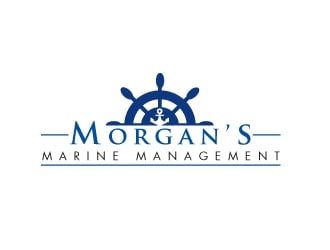 Morgan’s Marine Management  logo design by Aslam