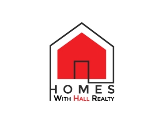 Homes with Hall Realty logo design by aryamaity