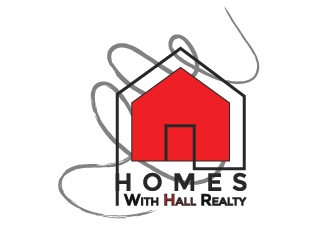 Homes with Hall Realty logo design by aryamaity