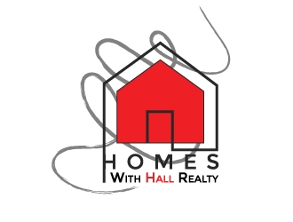 Homes with Hall Realty logo design by aryamaity