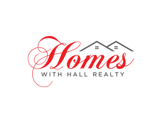 Homes with Hall Realty logo design by salis17