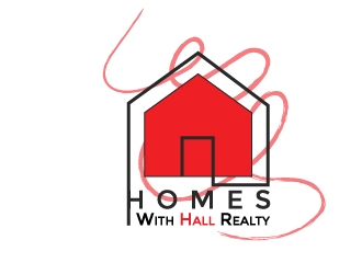 Homes with Hall Realty logo design by aryamaity