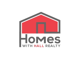 Homes with Hall Realty logo design by pambudi