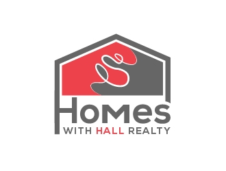 Homes with Hall Realty logo design by pambudi