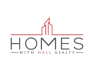 Homes with Hall Realty logo design by pambudi