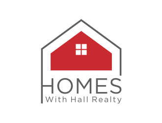 Homes with Hall Realty logo design by puthreeone