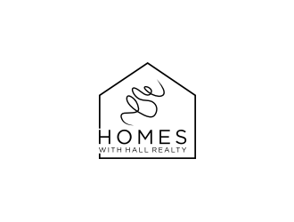 Homes with Hall Realty logo design by hopee