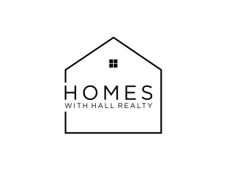 Homes with Hall Realty logo design by hopee