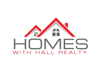 Homes with Hall Realty logo design by AamirKhan