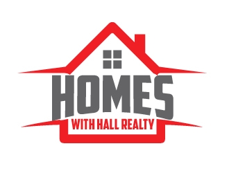 Homes with Hall Realty logo design by AamirKhan