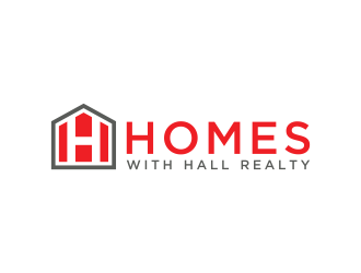 Homes with Hall Realty logo design by salis17