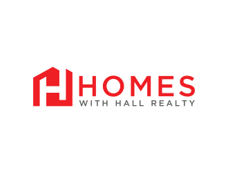 Homes with Hall Realty logo design by salis17