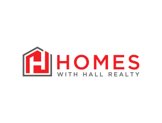 Homes with Hall Realty logo design by salis17