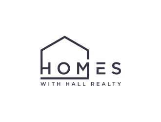 Homes with Hall Realty logo design by uptogood