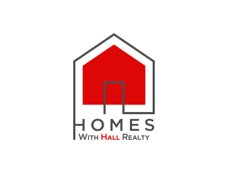 Homes with Hall Realty logo design by Lavina