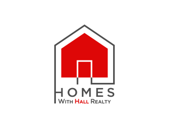 Homes with Hall Realty logo design by Lavina