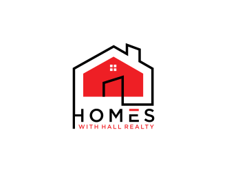 Homes with Hall Realty logo design by checx