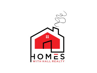 Homes with Hall Realty logo design by checx