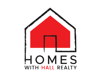 Homes with Hall Realty logo design by lexipej