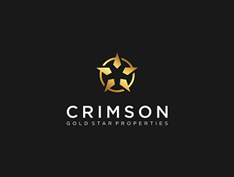 Crimson Gold Star Properties logo design by blackcane