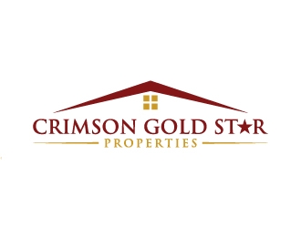 Crimson Gold Star Properties logo design by Creativeminds