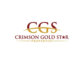 Crimson Gold Star Properties logo design by Creativeminds