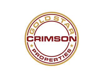 Crimson Gold Star Properties logo design by johana