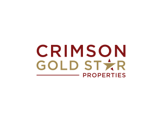 Crimson Gold Star Properties logo design by checx