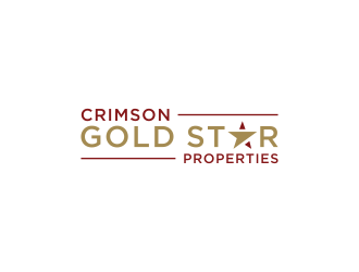 Crimson Gold Star Properties logo design by checx