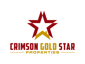 Crimson Gold Star Properties logo design by lexipej