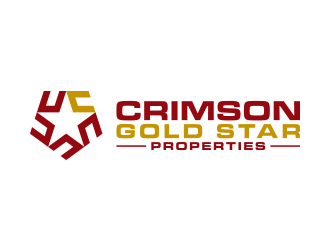 Crimson Gold Star Properties logo design by lexipej