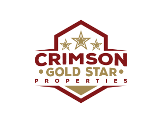 Crimson Gold Star Properties logo design by exitum