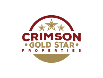 Crimson Gold Star Properties logo design by exitum