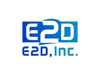 E2D, Inc. logo design by aryamaity