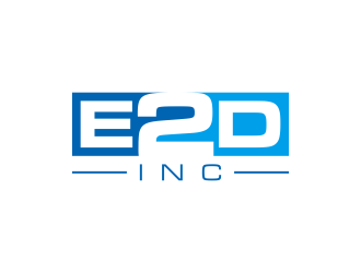 E2D, Inc. logo design by salis17